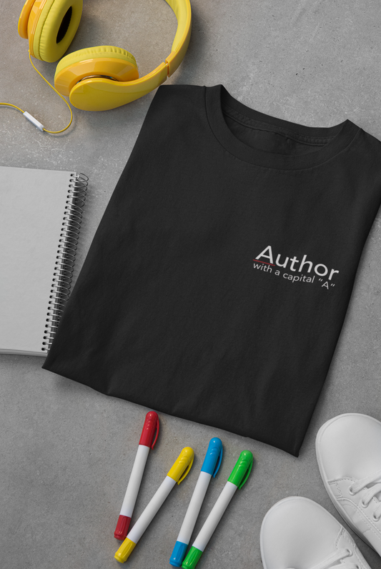 Author with a Capital "A" Shirt